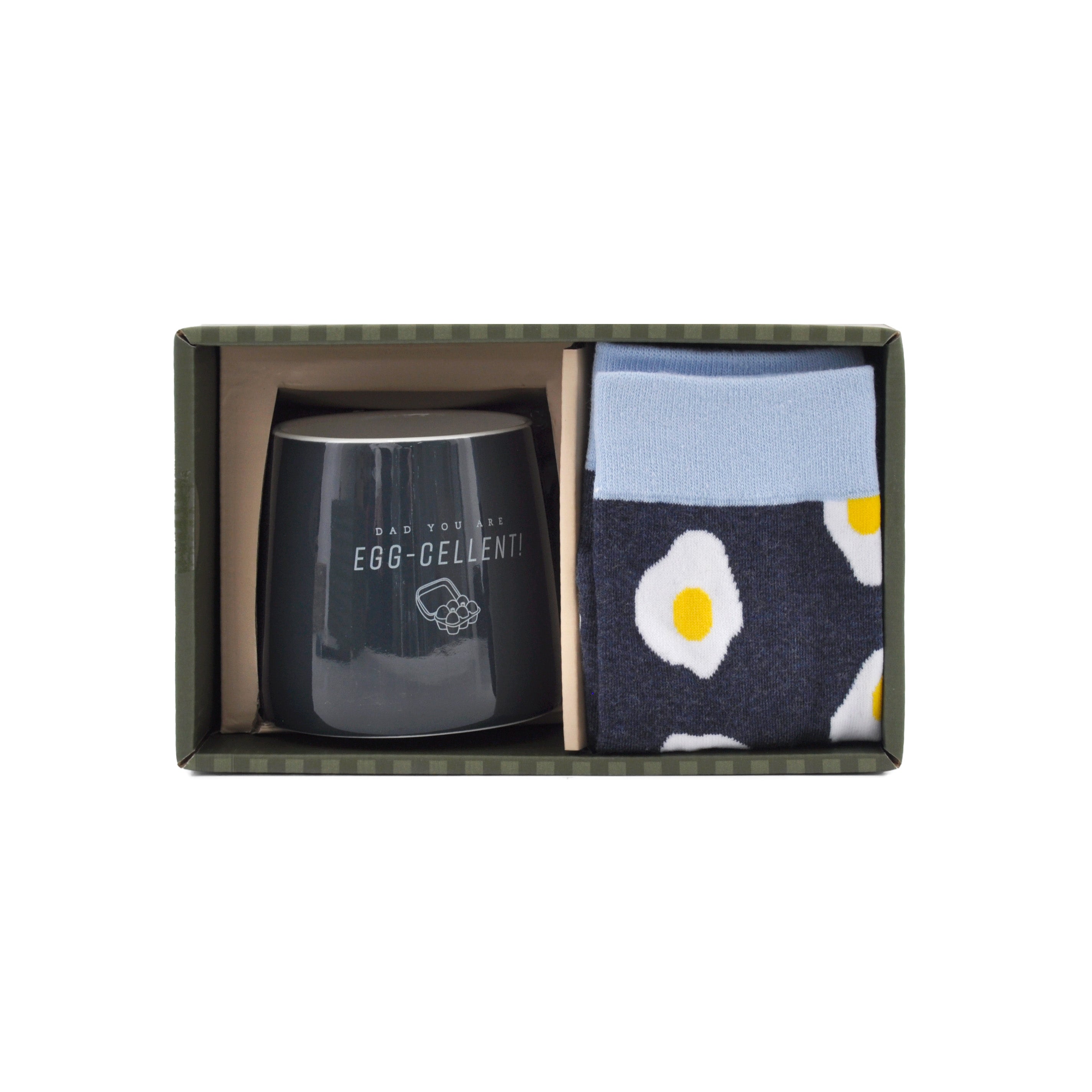 Ceramic Mug & Sock Set - Eggcellent